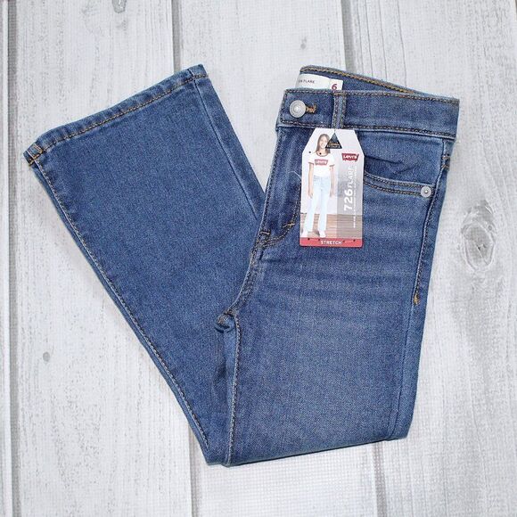 NEW Levi's Little Girls 726 Flare Leg Jean - Picture 1 of 7